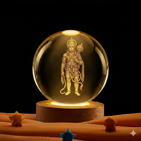 Divine Lotus Crystal God Globe