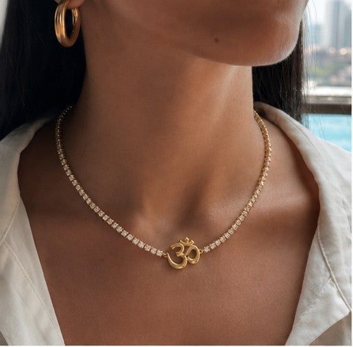 OM Necklace 🕉️ – Divine Gemz